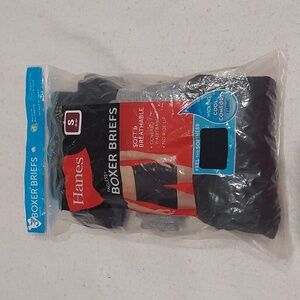 HANES Tagless Boxer Men's Briefs 3-pack NIB